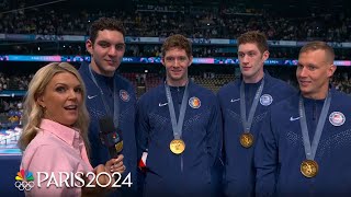 Dressel Alexy Armstrong and Guiliano create magic for Team USA  Paris Olympics  NBC Sports [upl. by Ree]