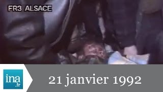 1920 FR3 du 21 Janvier 1992 crash de lAirbus A320 au Mont Saint Odile  Archive INA [upl. by Illah]