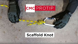 How to tie a Scaffold Knot  CMC Pro Tip [upl. by Llertnac]