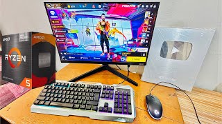 Gaming Pc Free Fire Handcam Pov 🖥️ RYZEN 5 5600G 120 FPS😱 [upl. by Ekal]