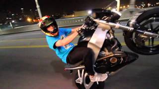 BMT  Pounding the 6th Street Bridge  Buell XB9SX  Stunts [upl. by Benyamin705]