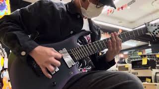 Ibanez 7 string RG Axion Label Soundtest [upl. by Yalahs]