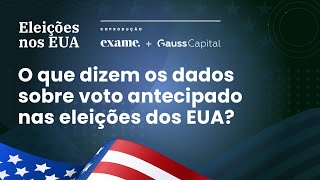 O que dizem os dados sobre voto antecipado nas eleições dos EUA [upl. by Frohman161]