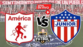 América 1 vs Junior 0  Fecha 6 cuadrangulares  Liga Betplay II 2024 [upl. by Dihgirb]