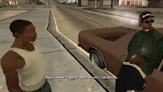 Gta San Andreas Ryder mission but its eazye dubbing [upl. by Nitsyrk]