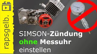 SimsonZündung ohne Messuhr einstellen [upl. by Eseerehs424]