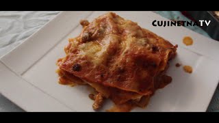 طريقة عمل اللازانيا الإيطالية باللحم المفروم Recette de Lasagne italienne à la viande hachée [upl. by Iidnarb]