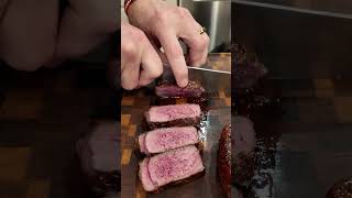 Best “it’s raw” comment wins Certified Angus Beef Strip Steak food steak stripsteak [upl. by Gaves]