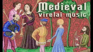 Medieval Music on Salterio  Ancient music virelai by Alex Dorohoff [upl. by Savill]