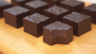 Chocolate Fudge Easy Recipe Only 2 Ingredients [upl. by Anaoy]