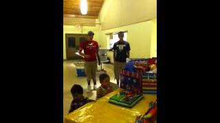 Bearskin Boyz sing for little brother Jaden [upl. by Dolph]