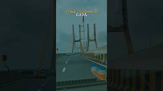 Goa tour in monsoon  trip to goa  atal setu  baga beach  calangute beach shorts travel love [upl. by Ahsenet271]