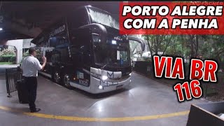 VIAJANDO com a PENHA de SÃO PAULO para PORTO ALEGRE em 18 HORAS de VIAGEM no SEMILEITO Br101 [upl. by Mecke635]