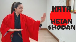 🥋 Kata HEIAN SHODAN  Karate Shotokan [upl. by Assyn381]