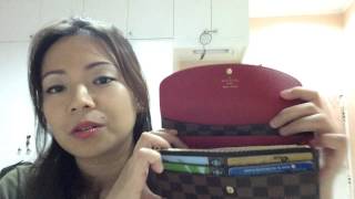 Louis Vuitton Emilie Wallet Review [upl. by Aiym972]