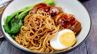 Easiest Soy Sauce Chicken Noodles Chicken Lo Mein 豉油鸡面 Chinese Soya Sauce Chicken Noodles Recipe [upl. by Okomom]