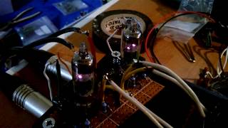 Vibratotremolo guitar effect based on subminiature vacuum tubes [upl. by Eniamrehs]