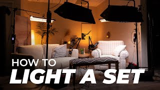 4 Step Guide to Lighting Your PodcastYoutube Video Set [upl. by Armillas]