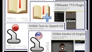 FBReader Ivona  Ebooks  Free Audiobooks [upl. by Kcirderf910]