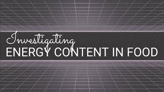 INVESTIGATING ENERGY CONTENT IN FOOD  SIMPLE CALORIMETRY  IGCSE Science Lab Experiment [upl. by Diarmuid203]