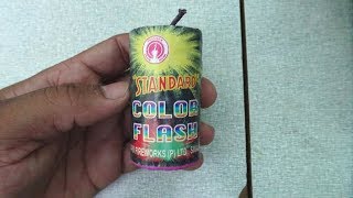 Standard Fireworks Color Flash Smoke Fountain [upl. by Balbinder]