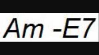 Am  E7 Backing Track Minor I  V [upl. by Tristan488]