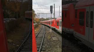 Einfahrt S7 in Wolfratshausen im Führerstand einer anderen S7 train trainspotting s7 zug [upl. by Hainahpez49]