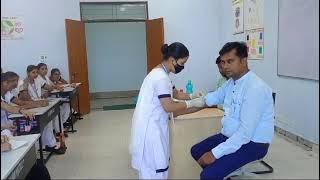 intravenous injection administration practice for nursingshortnursing video managed by R kumar [upl. by Horatius]