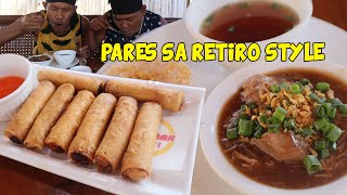 PARES SA RETIRO STYLE AT LUMPIA [upl. by Ermina]