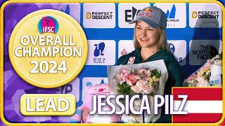 Jessica Pilz  2024  Lead Overall Champion  IFSC World Cup [upl. by Yor]