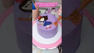 🧹♥️🐈‍⬛ KIKIS DELIVERY SERVICE CAKE 🐈‍⬛♥️🧹 [upl. by Einner]