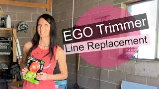 EGO Trimmer Line Replacement [upl. by Ennaisoj]