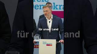 Sofortige Vertrauensfrage christianlindner fdp [upl. by Eitsym287]