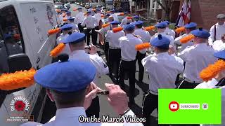 Whiterock Flute Band Whiterock Parade Shankill June 2024 Video by On The March Videos [upl. by Reginnej]