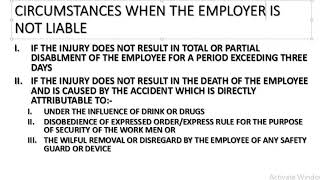 EMPLOYEES COMPENSATION ACT 1923 INDUSTRIAL LAW [upl. by Lorianne167]