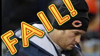 Jay Cutler Quits NFC Championship Game  No HEART Son [upl. by Aelahs]