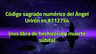 Código Sagrado Numérico de Agesta para el Ángel Urirón 712754 [upl. by Om]