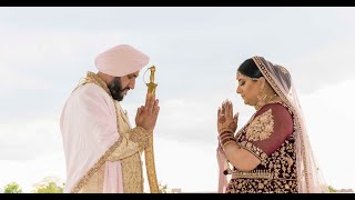 Barinder amp Amandeep  Wedding Highlights 4K [upl. by Kenn]