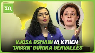 “Me kast mjeshtër i mashtrimeve me kast” Vjosa Osmani ia kthen ‘dissin’ Donika Gërvallës [upl. by Salvador]