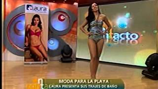 DESFILE TRAJES DE BAÑO LAURA SWIMWEAR  ECUADOR  2014 [upl. by Maddi]