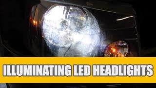 How to Install H13 LED Headlight bulbs for 2004  2014 Ford F150 [upl. by Paula]