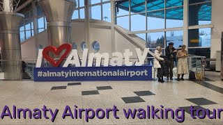 🔥Almaty International Airport walking tour 4K fps 🛫🔥 [upl. by Alimac469]