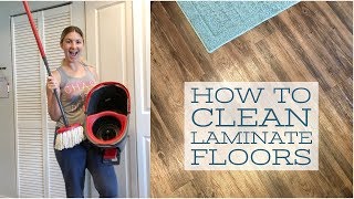 HOW TO CLEAN LAMINATE FLOORS  OCEDAR MICROFIBER MOP REVIEW [upl. by Aros125]