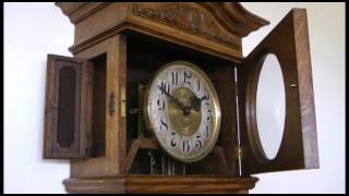 Furtwangler L Sohne Antique Grandfather Clock [upl. by Dustman]