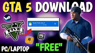 Download GTA 5 For FREE In Your PCLaptop 2024  No Clickbait 😍 [upl. by Ossy586]