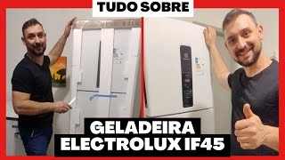 Geladeira Electrolux Frost Free inverter auto Sense duplex Branca IF45 [upl. by Anirba]