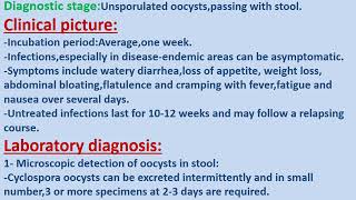 cyclospora cayetanensis [upl. by Leal824]