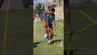 Leon Bailey training with the Jamaica Reggae Boyz team 🇯🇲💫 [upl. by Bartie]