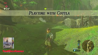 Playtime with Cottla Walkthrough  The Legend of Zelda Breath of the Wild [upl. by Bo782]