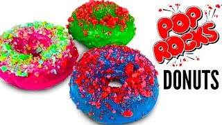 POP ROCKS DONUTS  How To Make Pop Rock Candy Donut DIY [upl. by Nataniel]